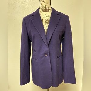 Vintage Purple Wool Cashmere Blazer sz 4